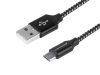 Töltő- és adatkábel USB-Micro USB 300cm