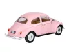 Makett autó, 1:32, VW Classical Beetle 1967, rózsaszín