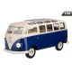 Makett autó, 1:32, VW Classic Bus, kék-krém