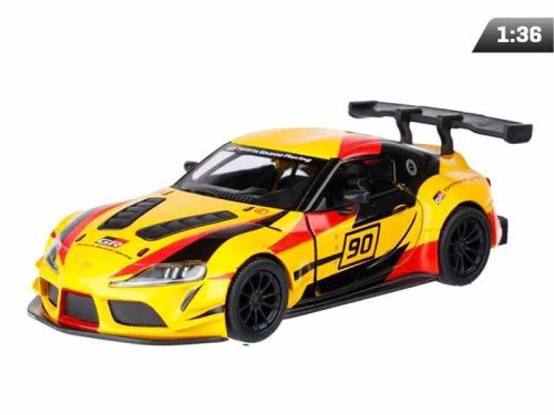 Makett autó, 1:36 Toyota GR Supra Racing Concept, sárga