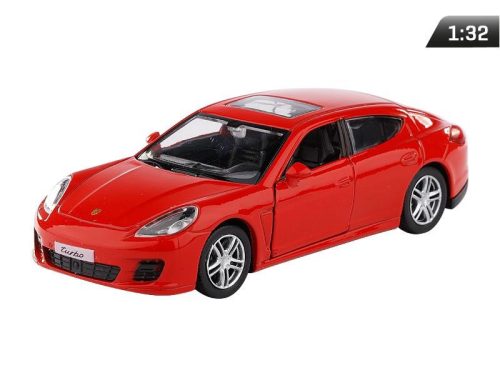 Makett autó, 1:43, RMZ Porsche Panamera Turbo, piros