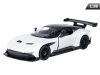 Makett autó, 1:38, Aston Martin Vulcan, fehér