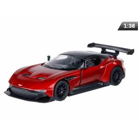 Makett autó, 1:38, Aston Martin Vulcan, piros