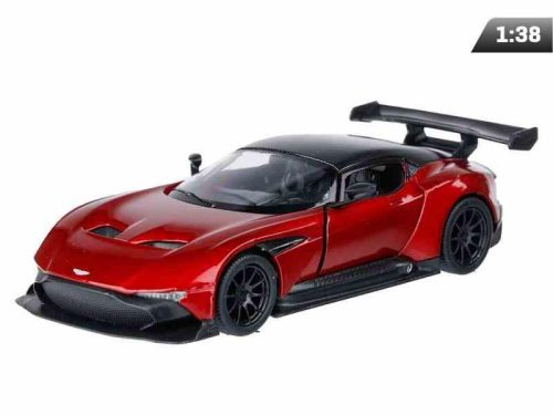 Makett autó, 1:38, Aston Martin Vulcan, piros