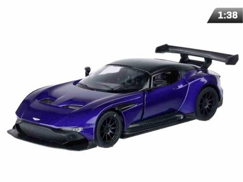 Makett autó, 1:38, Aston Martin Vulcan, sötétkék