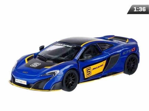 Makett autó, 1:36, McLaren 675LT, kék