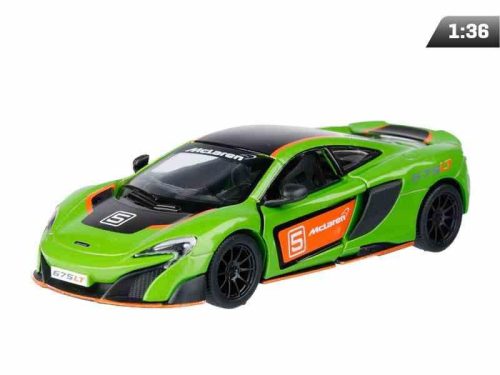 Makett autó, 1:36, McLaren, 675LT, zöld