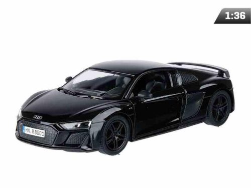 Makett autó, 1:36, Audi R8 Coupe, fekete