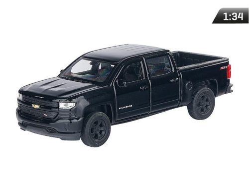 Makett autó, 01:34, Chevrolet Silverado 2017, fekete