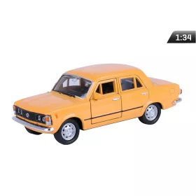 Makett autó, 01:34, PRL FIAT 125p, narancs.