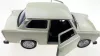 Makett autó, 01:34, PRL 601 Trabant, krém.