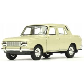 Makett autó, 01:34, Wartburg 353, krém.