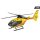 Makett autó, 01:43 LRP helikopter EC-135, sárga.