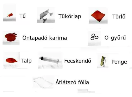 Szélvédő javító készlet