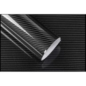 Karbonfólia, fekete, 1,52x1,8m (KC)
