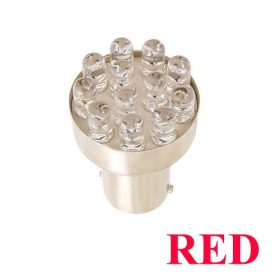 BAY15D piros LED izzó - CSL2002R-2008R