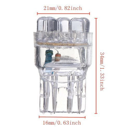 T20 21/5W sárga LED izzó - CSL2004Y