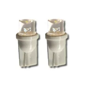 T10 fehér helyzetjelző LED izzó - pár