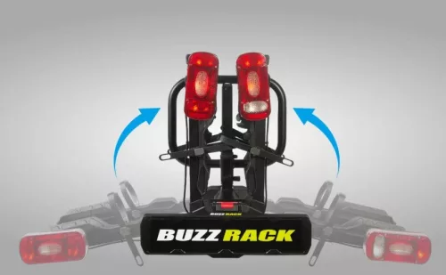 Nosič elektrokol na tažné zařízení Buzzrack Scorpion Lite 2 (2+1 kolo)