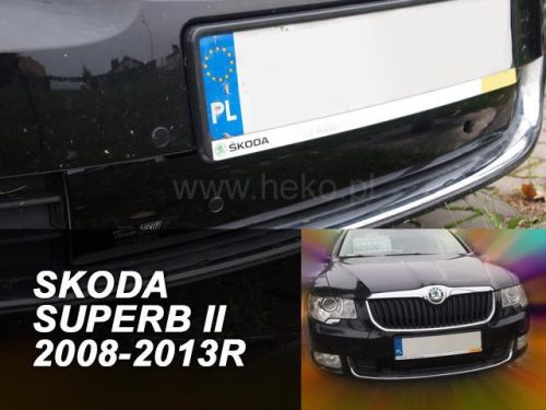 Skoda SuperB II. 2008-2013 (alsó) Heko téli hűtőrács takaró