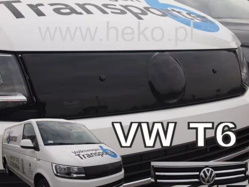 Téli hűtőrács takaró VW Transporter T6 / Caravelle 2015-2021 (felső, króm maszk)
