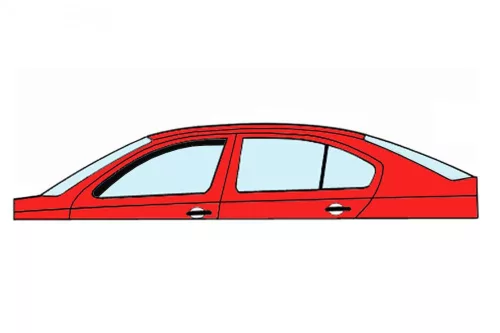 Ofuky oken Audi Q4 e-tron 2021- (přední)