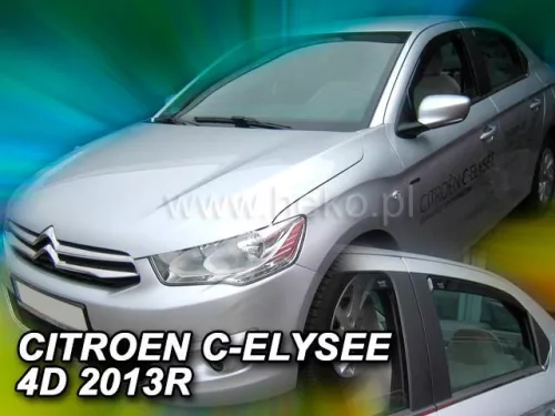 Citroen C-Elysée 2012-2020 (4 db) Heko légterelő