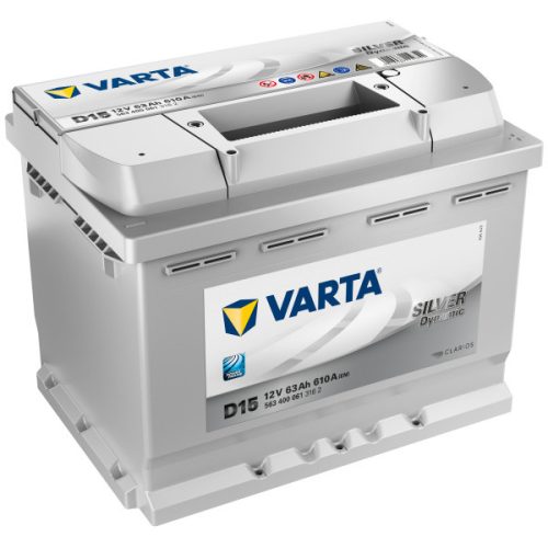 Autobaterie Varta Silver Dynamic 63Ah, 12V, 610A, D15
