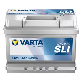 Autóakkumulátor Varta Silver Dynamic 61Ah, 12V, 600A, D21