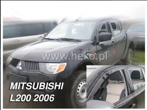 Mitsubishi L200 2005-2015 (első, 2/4 ajtós, Single Cab i Double Cab) Heko légterelő