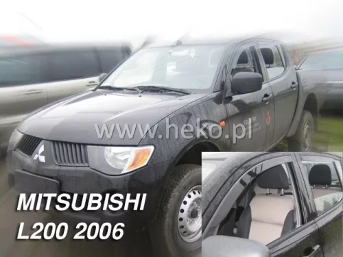 Mitsubishi L200 2005-2015 (4 db, 4 ajtós, Double Cab) Heko légterelő