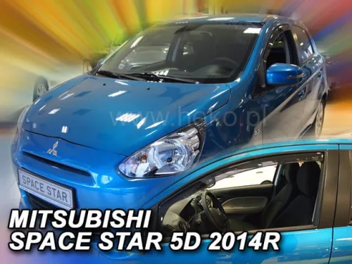 Ablak légterelők Mitsubishi Space Star 2012- (első)