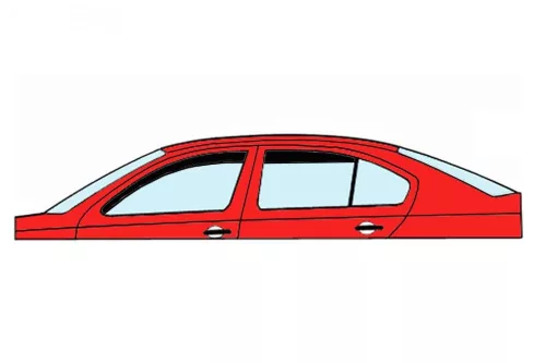 Mercedes C-Classe 2007-2014 (4 db, combi, W204) Heko légterelő