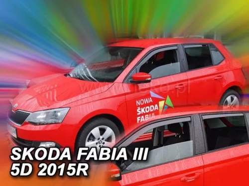 Ablak légterelők Škoda Fabia III. 2014-2021 (4 darab, II. osztály)