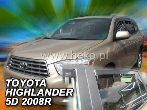 Toyota Highlander 2007- (5 ajtós, 4db) Heko légterelő