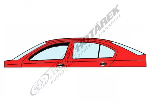 Volvo S80 2006-2016 (első) Heko légterelő