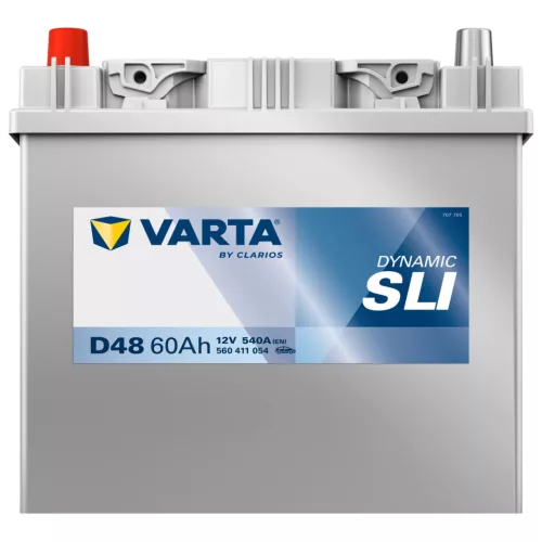 Autóakkumulátor Varta Blue Dynamic 60Ah, 12V, 540A, D48
