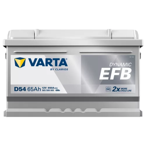 Autóakkumulátor Varta Blue Dynamic EFB 65Ah, 12V, 650A, D54