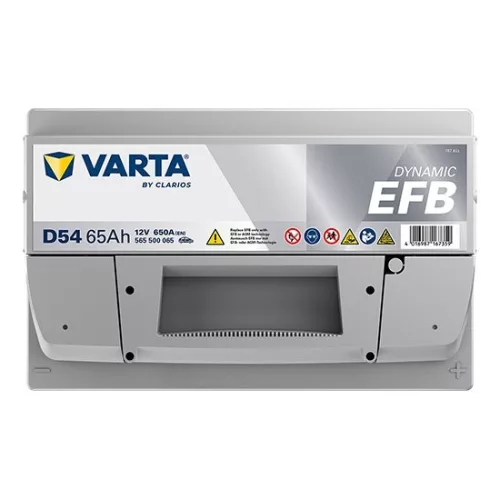 Autóakkumulátor Varta Blue Dynamic EFB 65Ah, 12V, 650A, D54