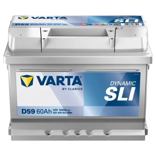 Autóakkumulátor Varta Blue Dynamic 60Ah, 12V, 540A, D59