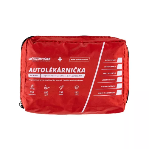 Autós elsősegélycsomag textil Auto Hotárek