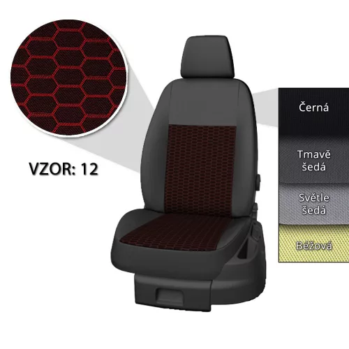 Přesné autopotahy Opel Vivaro 2019- (3 místa)