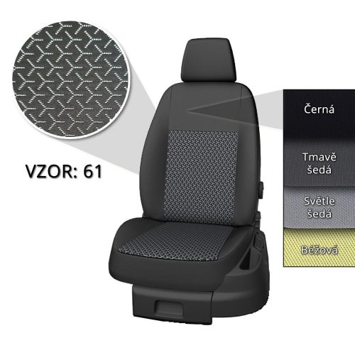 Pontos autóüléshuzatok Ford Transit/Tourneo Courier 2014-2023 (2 ülés)