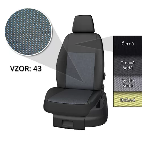 Pontos autóüléshuzatok VW Caddy 2021- (2 hely)