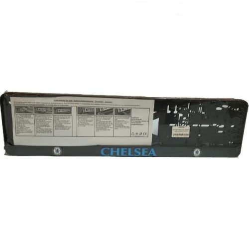 Rendszámtábla tartó, feliratos, logós, Chelsea FC(P320)