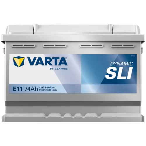 Autóakkumulátor Varta Blue Dynamic 74Ah, 12V, 680A, E11