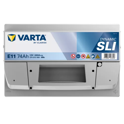Autóakkumulátor Varta Blue Dynamic 74Ah, 12V, 680A, E11