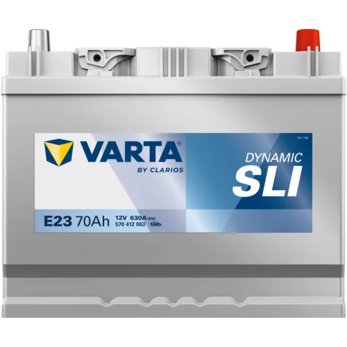 Autóakkumulátor Varta Blue Dynamic 70Ah, 12V, 630A, E23