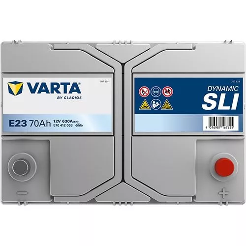 Autóakkumulátor Varta Blue Dynamic 70Ah, 12V, 630A, E23