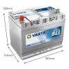 Autóakkumulátor Varta Blue Dynamic 70Ah, 12V, 630A, E24